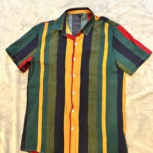 Shein Multicolor Striped Men's Shirt